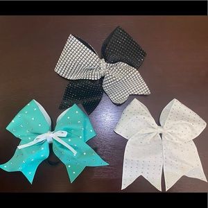 Sparkly Cheer Bow Set